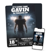 Personalisiert Football Geburtstagspartei Einladung