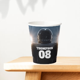 Personalisiert Football Geburtstagspartei Pappbecher