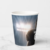 Personalisiert Football Geburtstagspartei Pappbecher (Vorderseite)