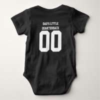 Personalisiert Football Jersey Baby Boy Custom Tex Baby Strampler Zazzle