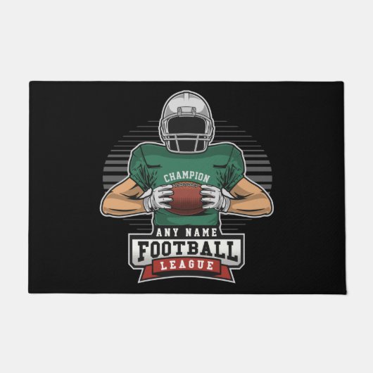 Personalisiert Football League Player Champ Fußmatte (Vorderseite)