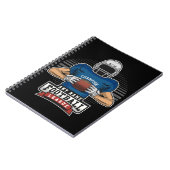 Personalisiert Football League Player Champ Notizblock (Linke Seite)
