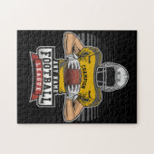 Personalisiert Football League Player Champ   Puzzle (Horizontal)