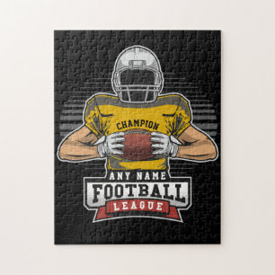 Personalisiert Football League Player Champ   Puzzle