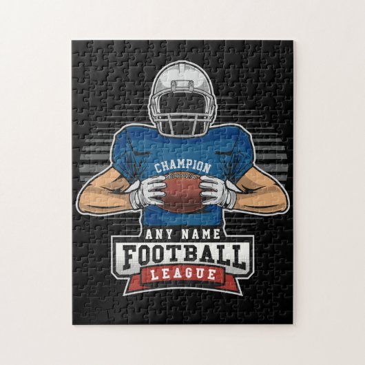 Personalisiert Football League Player Champ Puzzle (Vertikal)