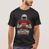 Personalisiert Football League Player Champ T-Shirt (Vorderseite)