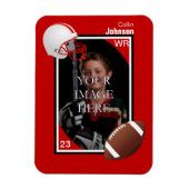 Personalisiert Football Magnet (Vertikal)