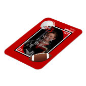 Personalisiert Football Magnet (Linke Seite)