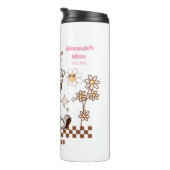 Personalisiert Football Mum Thermosbecher (Nach rechts gedreht)