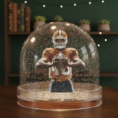 Personalisiert Football Player Snow Globe Schneekugeln