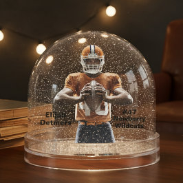 Personalisiert Football Player Snow Globe Schneekugeln