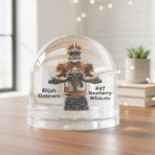 Personalisiert Football Player Snow Globe Schneekugeln