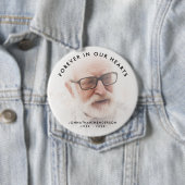 Personalisiert Forever in unserem Hearts Foto Memo Button (Beispiel)
