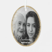 Personalisiert Forever in unserem Herz-Foto-Speich Ornament Aus Metall (Vorderseite links)