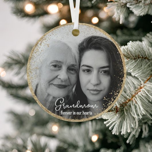 Personalisiert Forever in unserem Herz-Foto-Speich Ornament Aus Metall