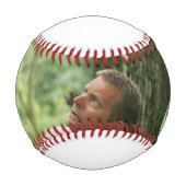 Personalisiert Foto Baseball (Rückseite)