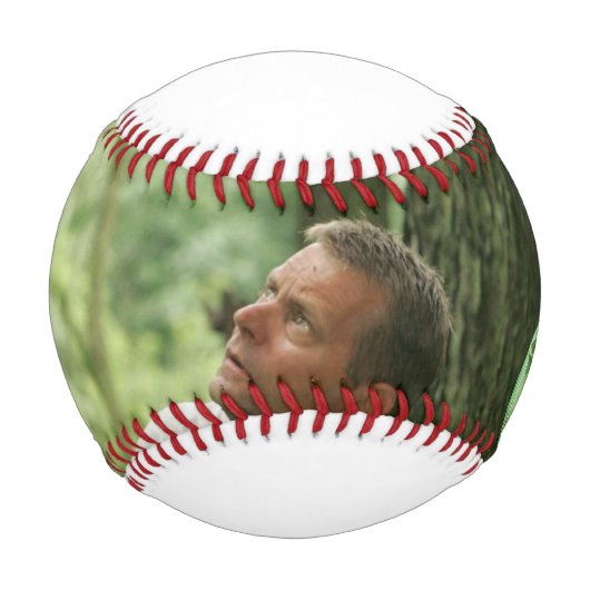 Personalisiert Foto Baseball (Rückseite)