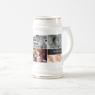 Personalisiert, Foto-Collage Bierstein Bierglas