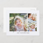 Personalisiert Foto Collage Universelle Grüße Postkarte (Vorne/Hinten)