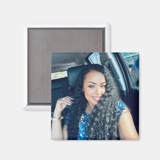 Personalisiert Foto Magnet (Vorderseite/Rückseite)