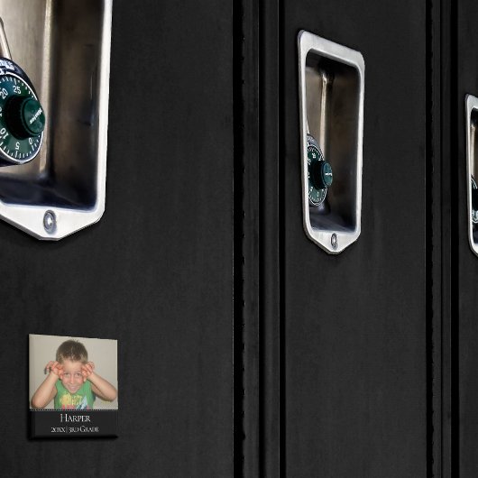 Personalisiert Foto Magnet | Einfache Namensstufe 