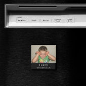 Personalisiert Foto Magnet | Einfache Namensstufe 