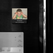 Personalisiert Foto Magnet | Einfache Namensstufe
