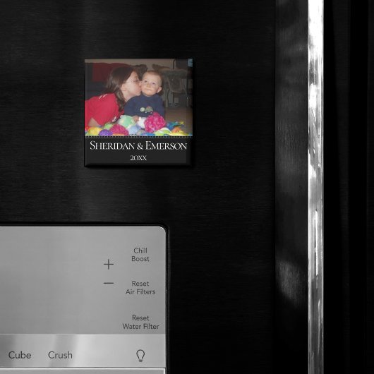 Personalisiert Foto Magnet | Jahr der Minimalistis