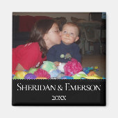 Personalisiert Foto Magnet | Jahr der Minimalistis (Vorne)