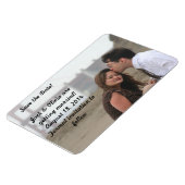 Personalisiert Foto Magnet - Save the Date (Linke Seite)