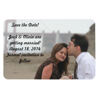 Personalisiert Foto Magnet - Save the Date