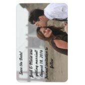 Personalisiert Foto Magnet - Save the Date (Vertikal)