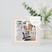 Personalisiert Foto Sun Kindergeburtstag Dankeskarte (Stehend Vorderseite)