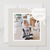 Personalisiert Foto Sun Kindergeburtstag Dankeskarte (Vorderseite)