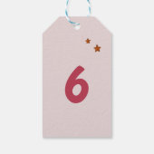 Personalisiert Fox Happy Birthday Geschenkanhänger (Rückseite)