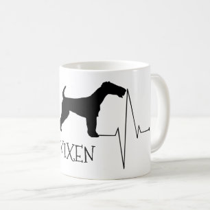 Personalisiert Fox Terrier Liebe Mein Hund Herzsch Kaffeetasse