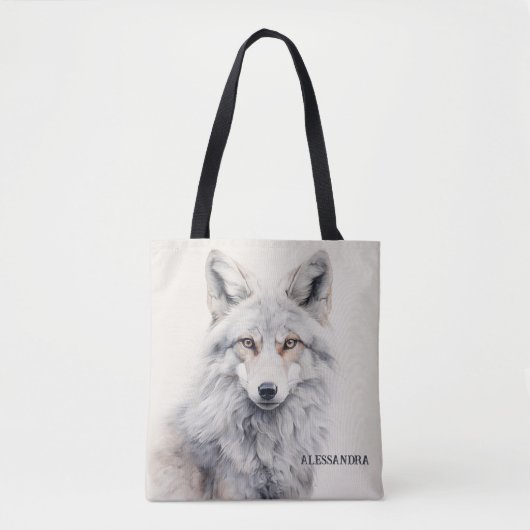Personalisiert Fox Tote Bag | Naturlich Inspiriert Tasche (Vorderseite)