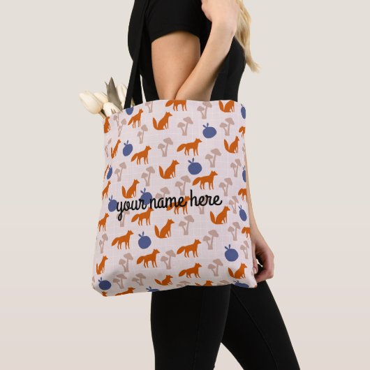 Personalisiert Fox Tote Bag Tasche (Von Nahem)