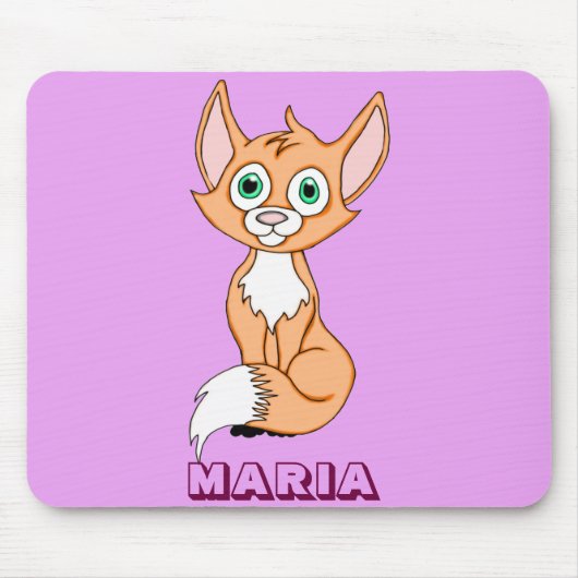 Personalisiert Foxy Roxy Mousepad (Vorne)