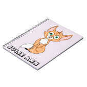Personalisiert Foxy Roxy Notizblock (Linke Seite)