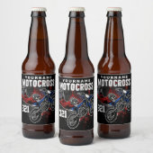 Personalisiert Freestyle Motocross Racing FMX Tric Bierflaschenetikett (Flaschen)