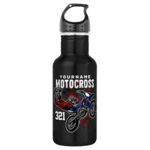 Personalisiert Freestyle Motocross Racing FMX Tric Edelstahlflasche