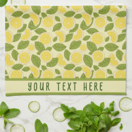 Personalisiert Fresh Lemon Geschirrtuch