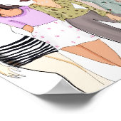 Personalisiert, Freunde für immer Poster (Ecke)