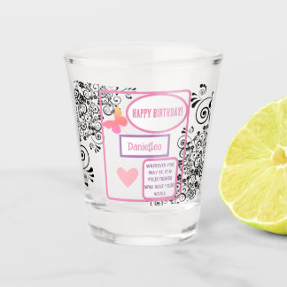 Personalisiert Friend Happy Birthday Gift Schnapsglas