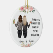Personalisiert Friendship Weihnachten Keramik Ornament (Rechts)