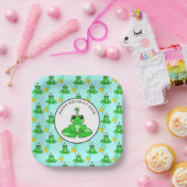 Personalisiert Frog zum Geburtstag Pappteller (Party)