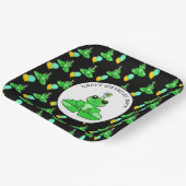 Personalisiert Frog zum Geburtstag Pappteller (Gewinkelt)