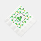 Personalisiert Frog zum Geburtstag Serviette (Ecke)