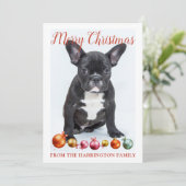 Personalisiert Frohe Weihnachten (Stehend Vorderseite)